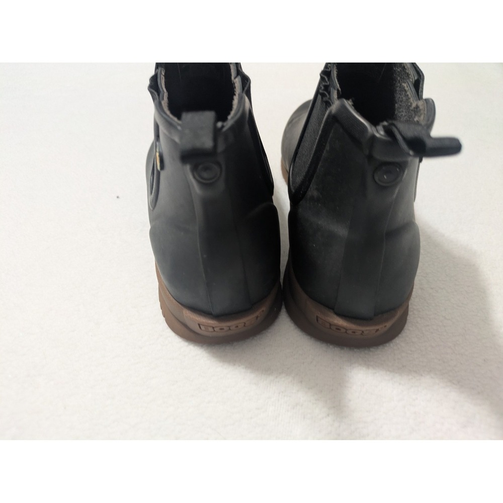 Bogs Sweet Pea Mid Waterproof Rain Boots Black Womens Sz 6 - Picture 3 of 9